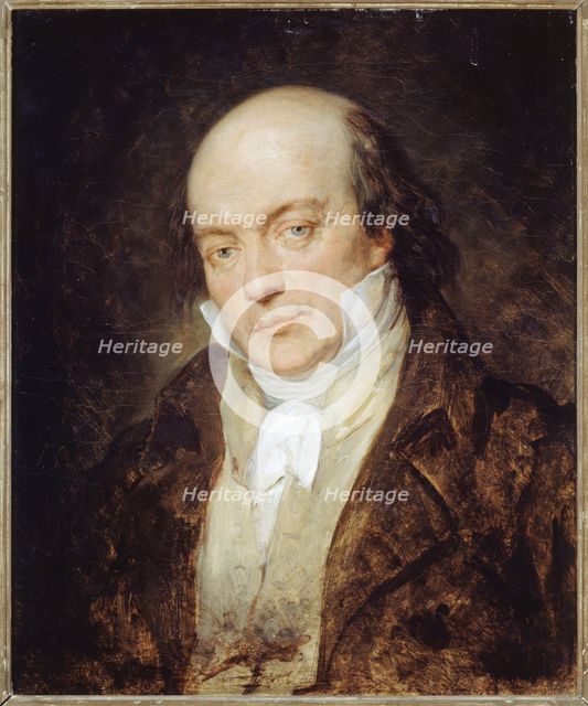 Portrait of Pierre-Jean Beranger (1780-1857), poet-songwriter, c1830. Creator: Ary Scheffer.