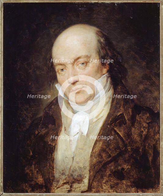 Portrait of Pierre-Jean Beranger (1780-1857), poet-songwriter, c1830. Creator: Ary Scheffer.