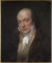 Portrait of Pierre-Jean de Béranger (1780-1857), 1828. Creator: Scheffer, Ary (1795-1858)