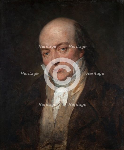 Portrait of Pierre-Jean de Beranger, 1828. Creator: Ary Scheffer.