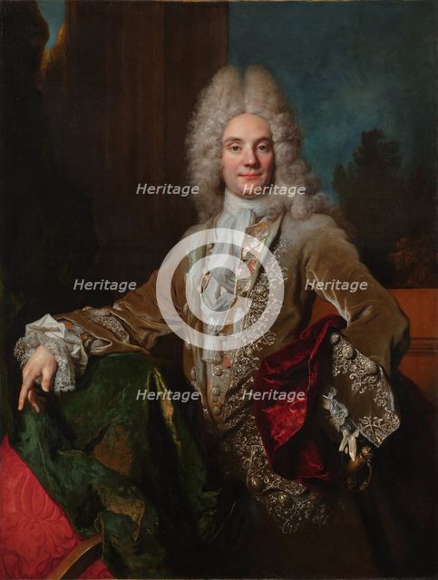 Portrait of Pierre-Joseph Titon (1686-1758), seigneur de Cogny, vicomte de La Forêt-Tornier, 1715. Creator: Largillière, Nicolas, de (1656-1746).
