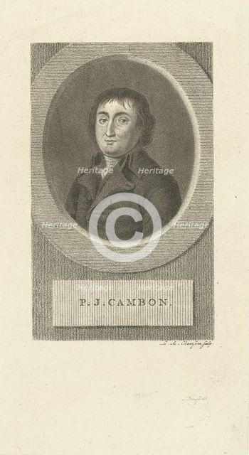 Portrait of Pierre Joseph Cambon (1756-1820), 1790s.