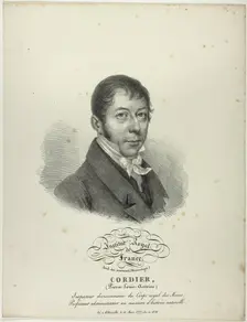 Portrait of Pierre-Louis-Antoine Cordier, c. 1825. Creator: Julien Leopold Boilly