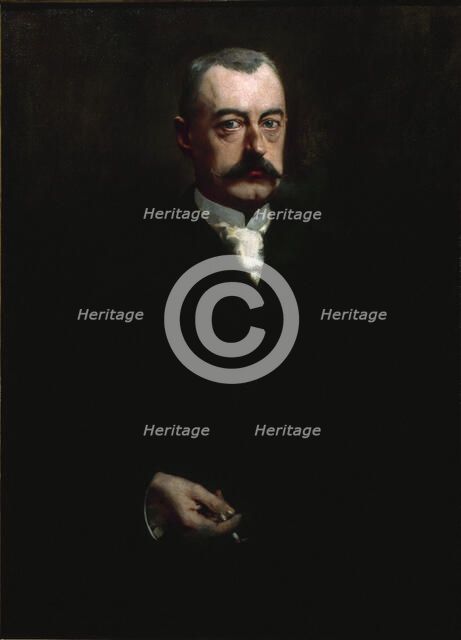 Portrait of Pierre Waldeck-Rousseau (1846-1904), ca 1894. Creator: Gervex, Henri (1852-1929).