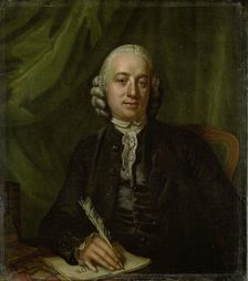 Portrait of Pieter Meijer, Publisher and Bookseller in Amsterdam, 1750-1781. Creator: Hendrik Pothoven