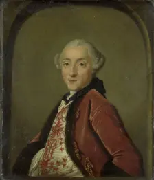 Portrait of Pieter Nicolaas Rendorp, Amsterdam Brewer, 1756. Creator: Tibout Regters
