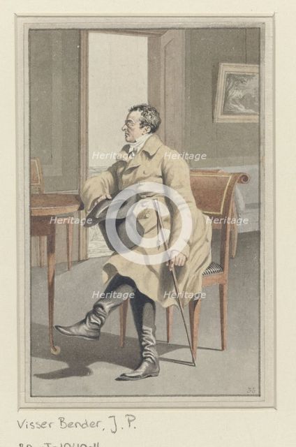 Portrait of Pieter Bzn Barbiers, 1795-1813. Creator: Joannes Pieter Visser Bender.