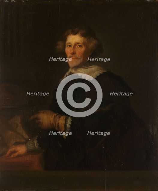 Portrait of Pieter Corneliszoon Hooft, Bailiff of Muiden, Historian and Poet, 1630-1700. Creator: Joachim von Sandrart I.