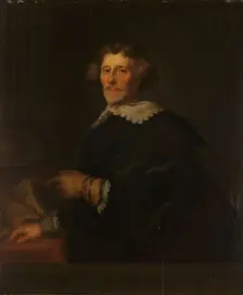 Portrait of Pieter Corneliszoon Hooft, Bailiff of Muiden, Historian and Poet, 1630-1700. Creator: Joachim von Sandrart I