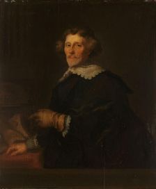 Portrait of Pieter Corneliszoon Hooft, Bailiff of Muiden, Historian and Poet, 1630-1700. Creator: Joachim von Sandrart I