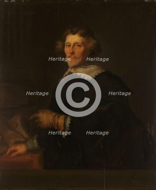 Portrait of Pieter Corneliszoon Hooft, Bailiff of Muiden, Historian and Poet, 1630-1700. Creator: Joachim von Sandrart I.