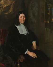 Portrait of Pieter de la Court, 1667. Creator: Abraham Lambertsz. Van Den Tempel