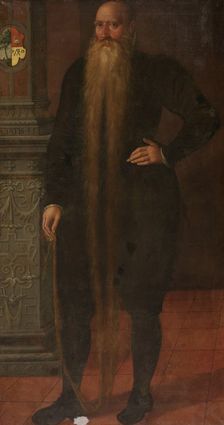 Portrait of Pieter Dircksz, called Long Beard, Council Member of the Orphan Chamber in Edam, 1583. Creator: Aert Pietersz.