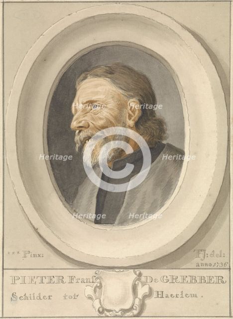 Portrait of Pieter Fransz de Greber, 1736. Creator: Tako Hajo Jelgersma.
