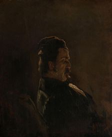 Portrait of Pieter Frederik van Os, Painter, 1855. Creator: Anton Mauve