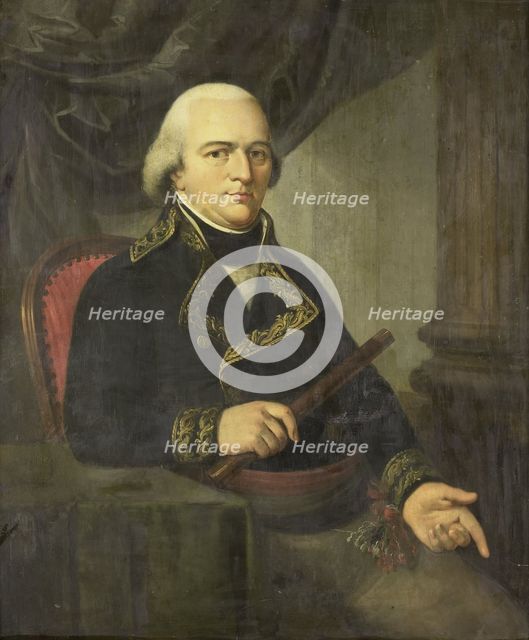 Portrait of Pieter Gerardus van Overstraten, Governor-General of the Dutch East Indies, 1802-1820. Creator: Adriaan De Lelie.