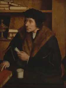 Portrait of Pieter Gillis (1486-1533), 1517. Creator: Massys, Quentin (1466-1530)