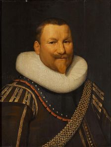 Portrait of Pieter Pietersz Hein (1577-1629), 1629. Creator: Workshop of Jan Daemen Cool