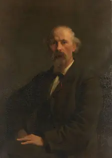 Portrait of Pieter Stortenbeker (1828-1898), painter, c.1884. Creator: Pieter de Josselin de Jong