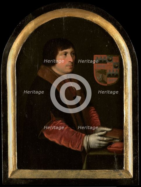 Portrait of Pieter Salina, c.1620. Creator: Jan Verspronck.