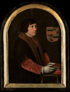 Portrait of Pieter Salina, c.1620. Creator: Jan Verspronck