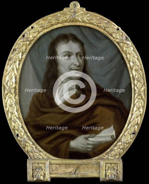 Portrait of Pieter Verhoek, Poet and Marble Painter in Amsterdam, 1700-1732. Creator: Arnoud van Halen.