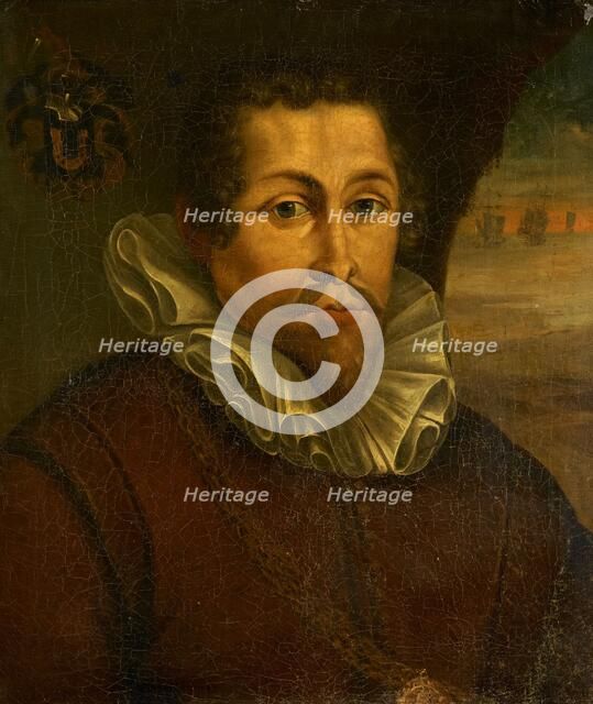 Portrait of Pieter Willemsz Verhoeff (c.1573-1609), after c.1607. Creator: Anon.