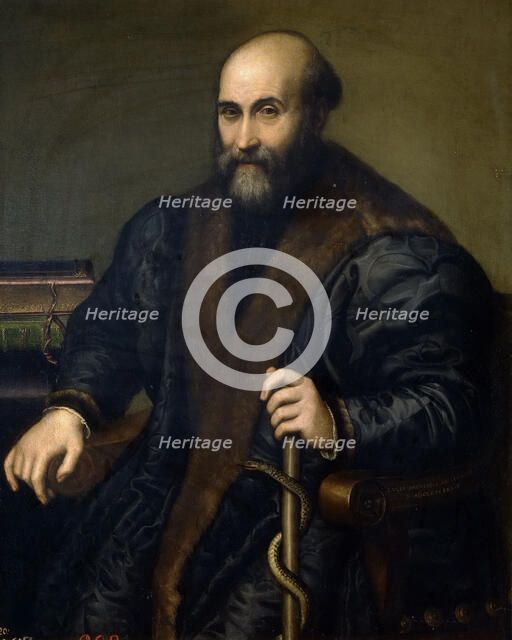 Portrait of Pietro Manna, 1557. Creator: Anguissola, Lucia (1536/38-c. 1565).