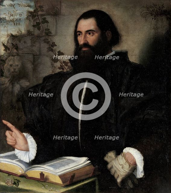 Portrait of Pietro Andrea Mattioli (1501-1578).