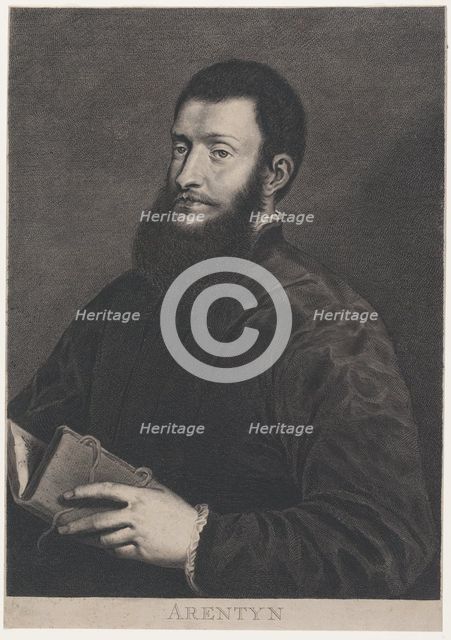 Portrait of Pietro Aretino, ca. 1655-1660. Creator: Cornelis van Dalen II.