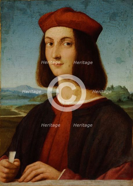 Portrait of Pietro Bembo. Artist: Raphael (1483-1520)