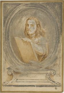Portrait of Pietro Testa, after c. 1645. Creator: Unknown