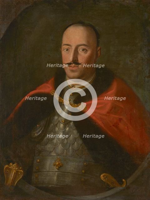 Portrait of Piotr Dembinski Nieczuja Coat of Arms (1660-1734), Castellan of Biecz, between 1670-1700 Creator: Unknown.