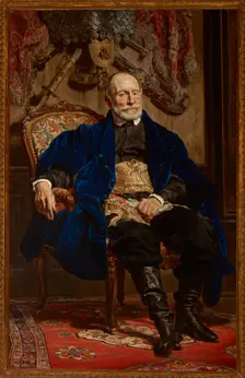Portrait of Piotr Moszynski, 1874. Creator: Jan Matejko