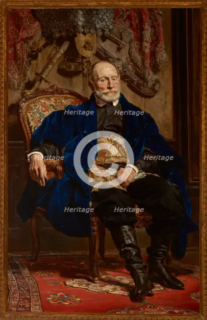 Portrait of Piotr Moszynski, 1874. Creator: Jan Matejko.