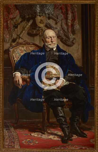 Portrait of Piotr Moszynski, 1874. Creator: Jan Matejko.