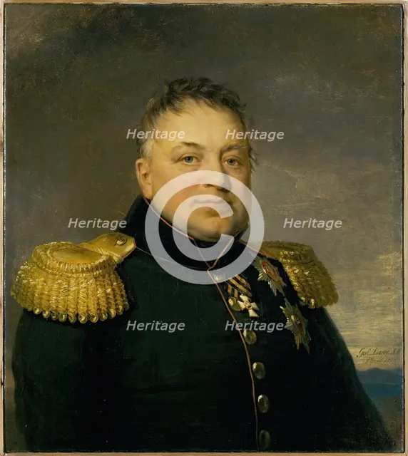 Portrait of Piotr Meller-Zakomelsky (1755-1823), 1823. Creator: George Dawe.