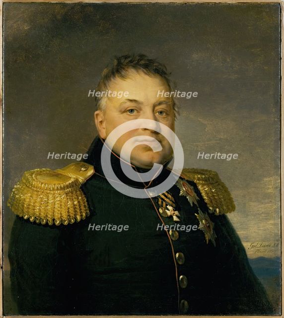 Portrait of Piotr Meller-Zakomelsky (1755-1823), 1823. Creator: George Dawe.