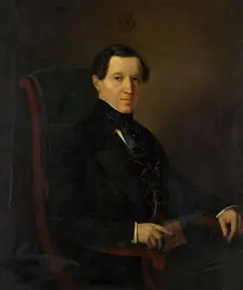 Portrait of Piotr N. Kobylinsky (1785-1850), 1849. Creator: Morten Thrane Brunnich