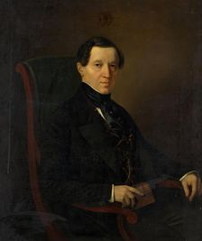 Portrait of Piotr N. Kobylinsky (1785-1850), 1849. Creator: Morten Thrane Brunnich