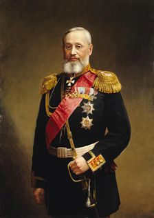 Portrait of Piotr Vannovsky, 1889. Creator: Alexander Fedorovich Pershakov