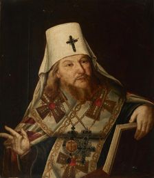 Portrait of Plato II (Levshin), the Metropolitan of Moscow (1737-1812), 2nd Half of the 18th century Creator: Anonymous