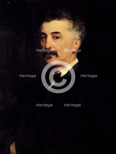Portrait of Platon Chikhachov, 1864. Creator: Paul-Jacques-Aime Baudry.