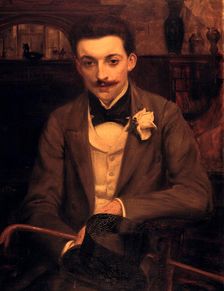 Portrait of P.Louys c1861-1942. Artist: Jacques Emile Blanche