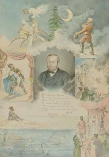 Portrait of P.P. Ershov, 1862. Creator: Mikhail Znamensky