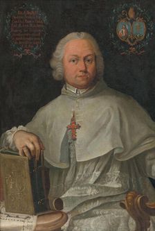 Portrait of Prelate Andrej Sauberer, 1766. Creator: Johann Lucas Kracker