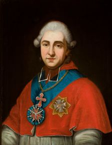 Portrait of Primate Michal Jerzy Poniatowski, 1784-1791. Creator: Unknown