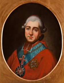 Portrait of Primate Michal Jerzy Poniatowski (1736-1794), between 1785-1790. Creator: Antoni Brygierski