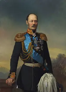 Portrait of Prince M.D. Gorchakov, 1871. Creator: Georg von Bothmann