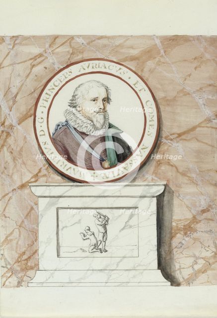 Portrait of Prince Maurits, 1710-1720. Creator: Anon.